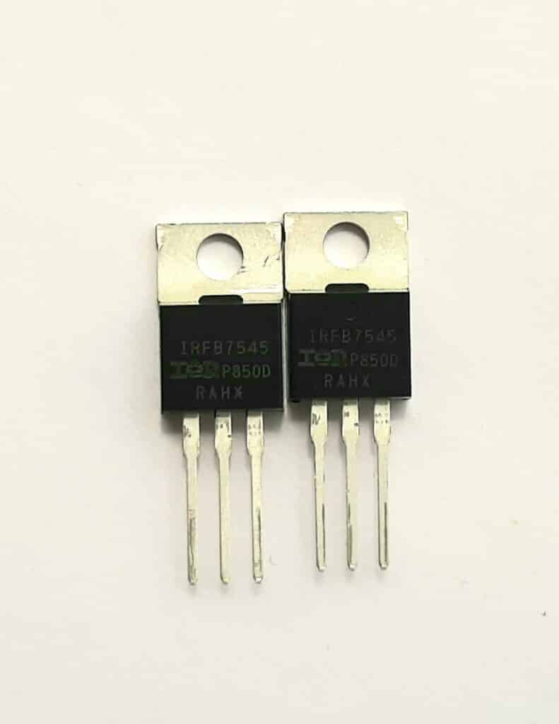 10 Transistor IRFB7545 TO-220 – Mosfet Di Potenza Per Progetti Elettronici E Riparazioni