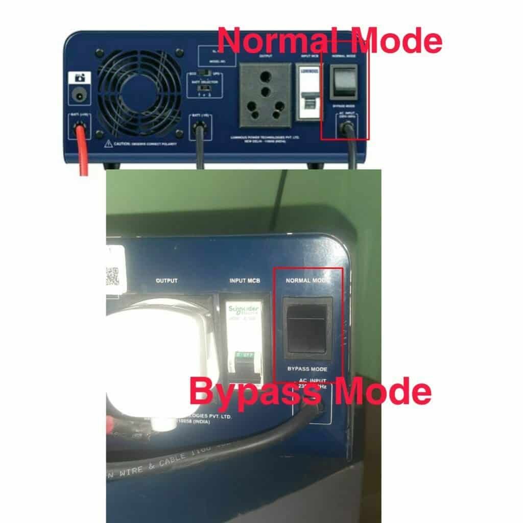 Luminous inverter error code.