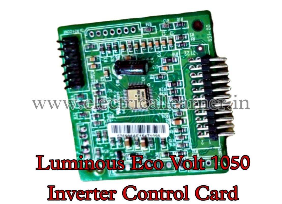 Luminous Eco Volt 1050 Inverter Control Card New