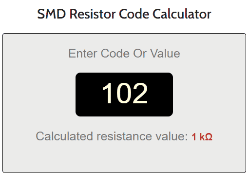 smd capacitor code calculator