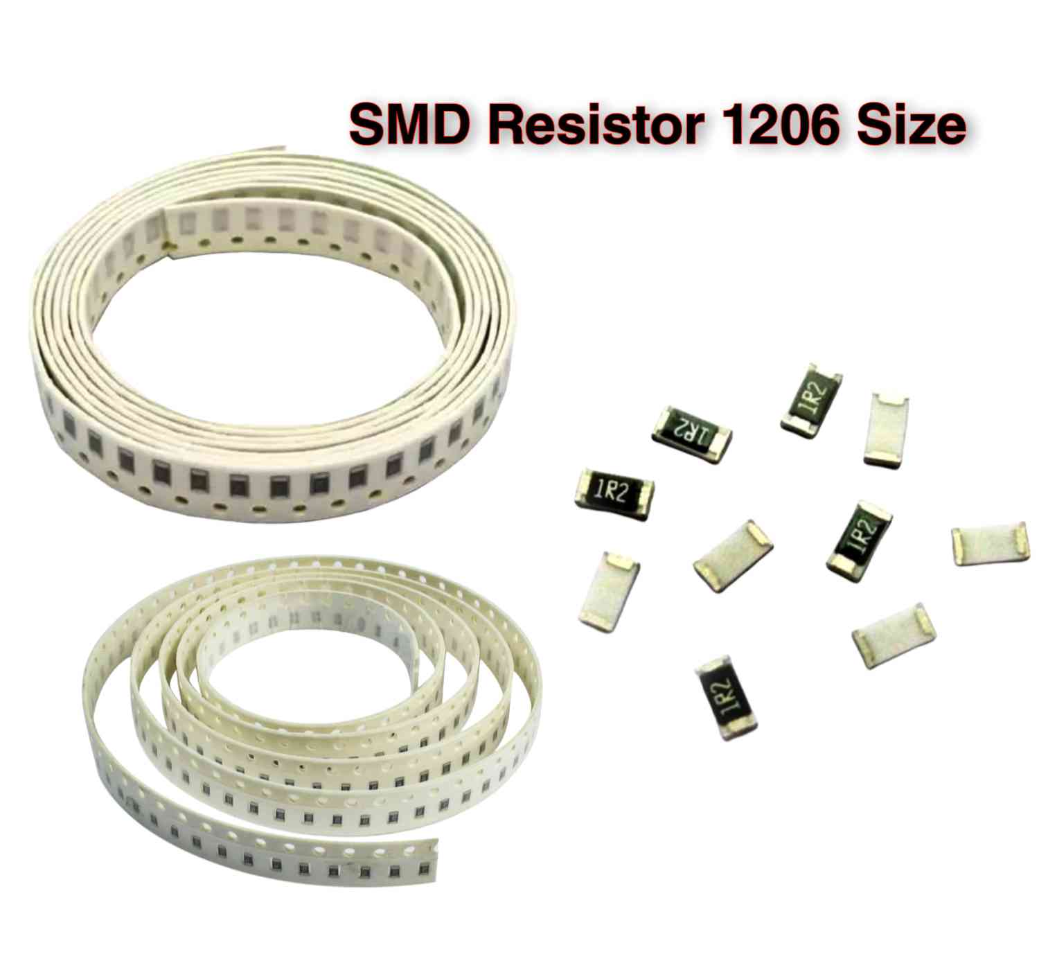 100 Ohm SMD Resistor (101) 0.25W Size 1206 - 100Pcs