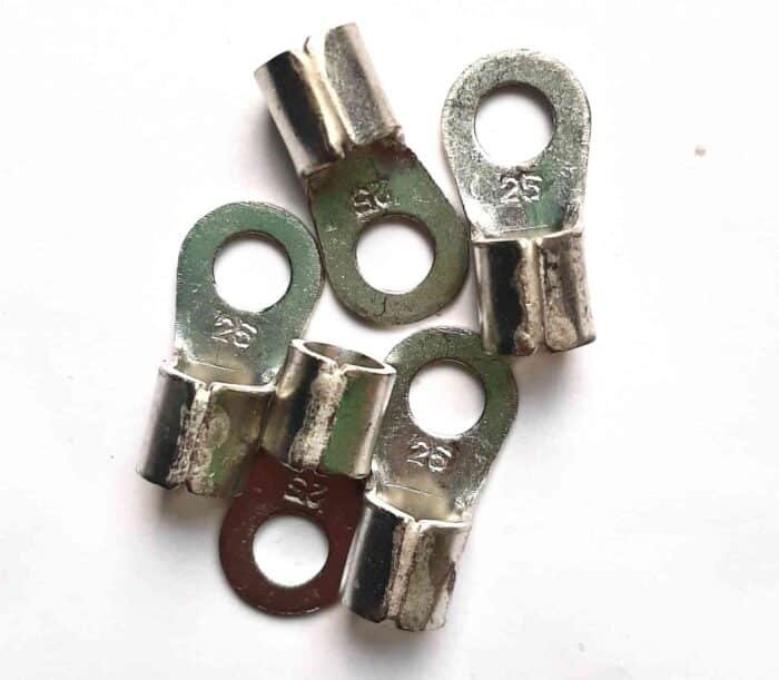 25 Sq MM Ring Type Lugs