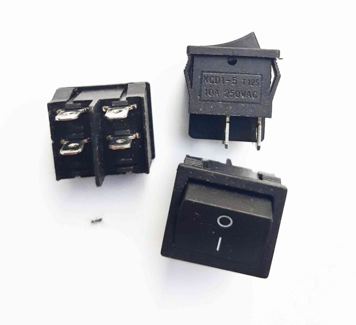4 Pin On Off Switch KCD1-5 T125 10A 250VAC
