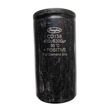 CD138 400V 6300uF Capacitor 85°C + Positive Capacitor - Refurbished
