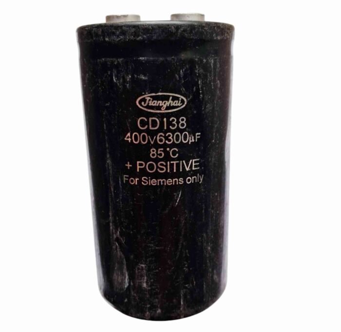CD138 400V 6300uF Capacitor 85°C + Positive Capacitor