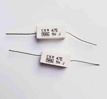 47 Ohm 5 Watt Wire Wound Resistor