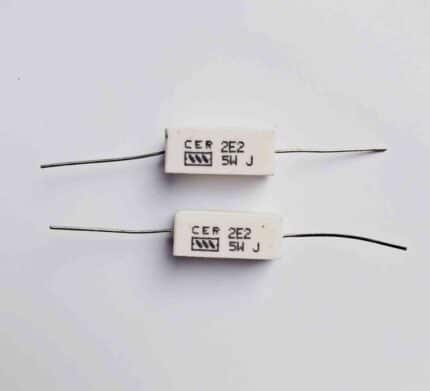 2.2 Ohm 5 Watt Wire Wound Resistor