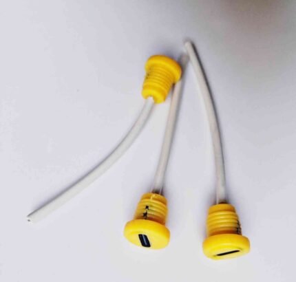 Type-C female connectors with wires
