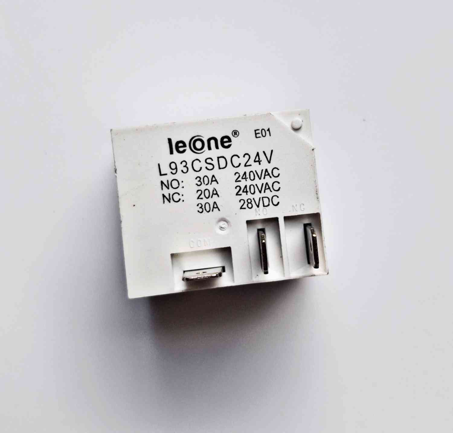 24 Volt 30 Amp Relay L93CSDC24V Leon Relay 24 Volt 30 Amp Relay L93CSDC24V Leon Relay