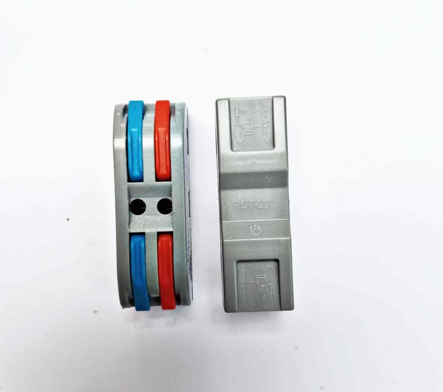 PCT-222 2 Way Lever Wire Connector 32A 450V PCT-222 2 Way Lever Wire Connector 32A 450V